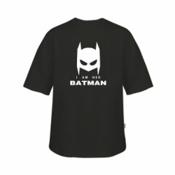 Футболка дитяча оверсайз FATLINE I Am Her Batman - FATLINE Футболка дитяча оверсайз FATLINE I Am Her Batman