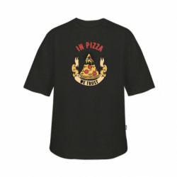 Футболка дитяча оверсайз FATLINE In pizza we trust - FATLINE Футболка дитяча оверсайз FATLINE In pizza we trust