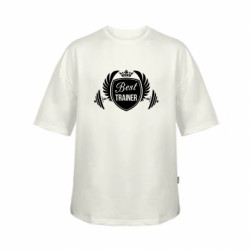 Футболка дитяча оверсайз FATLINE Кращий тренер - FATLINE Футболка дитяча оверсайз FATLINE Кращий тренер