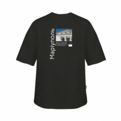 Футболка дитяча оверсайз FATLINE Маріуполь - моя Батьківщина, ти з дитинства в моєму житті, мого серця маленька частина...