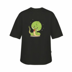 Футболка дитяча оверсайз FATLINE Мила маленька змія - FATLINE Футболка дитяча оверсайз FATLINE Мила маленька змія