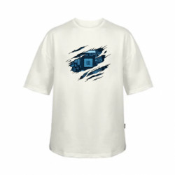 Футболка детская оверсайз FATLINE Motherboard through the T-Shirt - FATLINE Футболка детская оверсайз FATLINE Motherboard through the T-Shirt