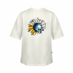 Футболка дитяча оверсайз FATLINE Peace (мир) - FATLINE Футболка дитяча оверсайз FATLINE Peace (мир)