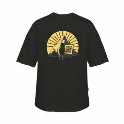 Футболка дитяча оверсайз FATLINE QR живопис майбутнього - FATLINE Футболка дитяча оверсайз FATLINE QR живопис майбутнього