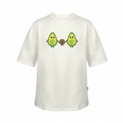 Футболка детская оверсайз FATLINE Семья авокадо - FATLINE Футболка детская оверсайз FATLINE Семья авокадо