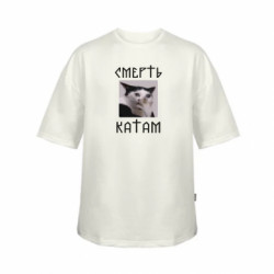 Футболка дитяча оверсайз FATLINE Смерть Катам - FATLINE Футболка дитяча оверсайз FATLINE Смерть Катам