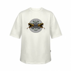 Футболка дитяча оверсайз FATLINE Snake and Celtic Pattern - FATLINE Футболка дитяча оверсайз FATLINE Snake and Celtic Pattern