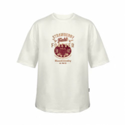 Футболка детская оверсайз FATLINE Strawberry Fields - FATLINE Футболка детская оверсайз FATLINE Strawberry Fields