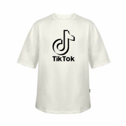 Футболка дитяча оверсайз FATLINE Тик Ток - FATLINE Футболка дитяча оверсайз FATLINE Тик Ток