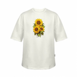Футболка дитяча оверсайз FATLINE три соняшники - FATLINE Футболка дитяча оверсайз FATLINE три соняшники