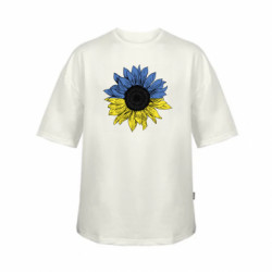 Футболка дитяча оверсайз FATLINE Україна! Соняшник - FATLINE Футболка дитяча оверсайз FATLINE Україна! Соняшник