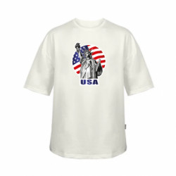 Футболка детская оверсайз FATLINE USA_New York - FATLINE Футболка детская оверсайз FATLINE USA_New York