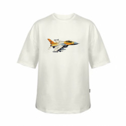 Футболка детская оверсайз FATLINE Истребитель ф-16 - FATLINE Футболка детская оверсайз FATLINE Истребитель ф-16