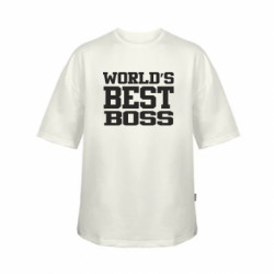 Футболка детская оверсайз FATLINE Worlds Best Boss - FATLINE Футболка детская оверсайз FATLINE Worlds Best Boss