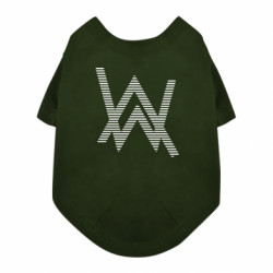 Футболка для собаки Alan Walker logo stripes - FATLINE Футболка для собаки Alan Walker logo stripes