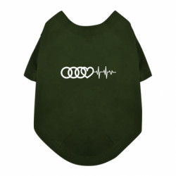 Футболка для собаки Audi heart rate - FATLINE Футболка для собаки Audi heart rate