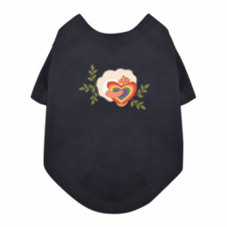 Футболка для собаки Женщина блондинка с радужным сердцем - FATLINE Футболка для собаки Женщина блондинка с радужным сердцем