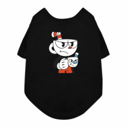Футболка для собаки Cuphead with a mug - FATLINE Футболка для собаки Cuphead with a mug
