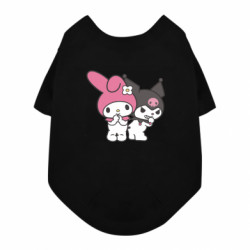 Футболка для собаки Kuromi and Melody - FATLINE Футболка для собаки Kuromi and Melody