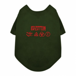 Футболка для собаки Led-Zeppelin Logo - FATLINE Футболка для собаки Led-Zeppelin Logo