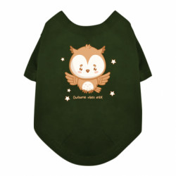 Футболка для собаки Милая мудрая сова со звездами - FATLINE Футболка для собаки Милая мудрая сова со звездами