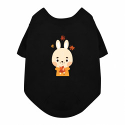 Футболка для собаки Осінній зайчик з кленовим листям - FATLINE Футболка для собаки Осінній зайчик з кленовим листям