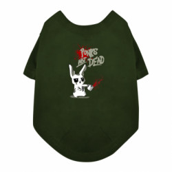 Футболка для собаки Punks not dead and bunny - FATLINE Футболка для собаки Punks not dead and bunny