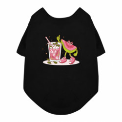 Футболка для собаки Рожева гуава з освіжаючим коктейлем - FATLINE Футболка для собаки Рожева гуава з освіжаючим коктейлем