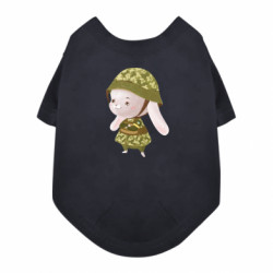 Футболка для собаки Заєць ЗСУ - FATLINE Футболка для собаки Заєць ЗСУ