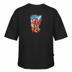 Футболка оверсайз FATLINE Avengers iron man drawing - FATLINE Футболка оверсайз FATLINE Avengers iron man drawing