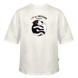 Футболка оверсайз FATLINE Cats and love - FATLINE Футболка оверсайз FATLINE Cats and love