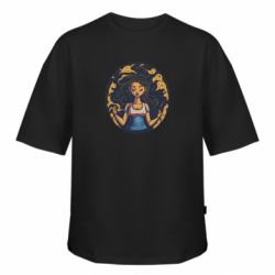 Футболка оверсайз FATLINE Дівчина і йога - FATLINE Футболка оверсайз FATLINE Дівчина і йога