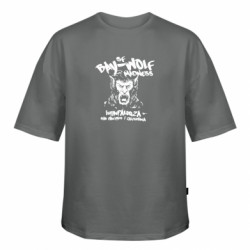 Футболка оверсайз FATLINE BAY-WOLF Wednesday - FATLINE Футболка оверсайз FATLINE BAY-WOLF Wednesday