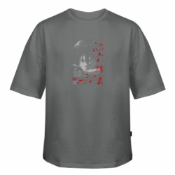 Футболка оверсайз FATLINE Bloody Mikasa - FATLINE Футболка оверсайз FATLINE Bloody Mikasa