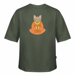 Футболка оверсайз FATLINE Дзен кот