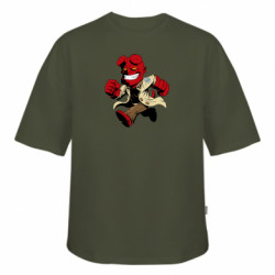 Футболка оверсайз FATLINE Хеллбой герой з пекла