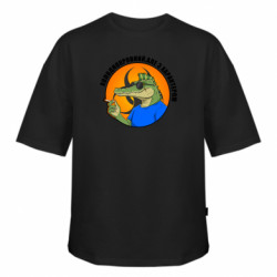 Футболка оверсайз FATLINE хладнокровный, но с характером