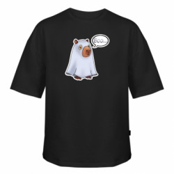 Футболка оверсайз FATLINE Капибара Буу - FATLINE Футболка оверсайз FATLINE Капибара Буу