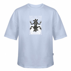 Футболка оверсайз FATLINE Карточный демогоргон