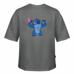 Футболка оверсайз FATLINE Muscle stich - FATLINE Футболка оверсайз FATLINE Muscle stich