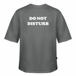 Футболка оверсайз FATLINE Do not disturb.
