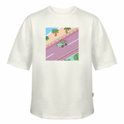 Футболка оверсайз FATLINE Pusheen is on vacation - FATLINE Футболка оверсайз FATLINE Pusheen is on vacation