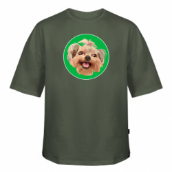 Футболка оверсайз FATLINE Ши-тцу - FATLINE Футболка оверсайз FATLINE Ши-тцу