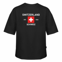 Футболка оверсайз FATLINE Switzerland - FATLINE Футболка оверсайз FATLINE Switzerland