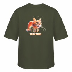 Футболка оверсайз FATLINE TRIPI TROPI - FATLINE Футболка оверсайз FATLINE TRIPI TROPI