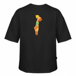 Футболка оверсайз FATLINE Giraffe in a scarf - FATLINE Футболка оверсайз FATLINE Giraffe in a scarf