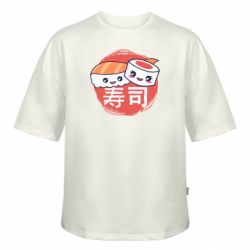 Футболка оверсайз FATLINE Happy sushi