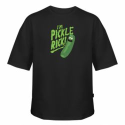 Футболка оверсайз FATLINE I'm Pickle Rick! - FATLINE Футболка оверсайз FATLINE I'm Pickle Rick!