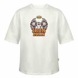 Футболка оверсайз FATLINE Iron man and sports - FATLINE Футболка оверсайз FATLINE Iron man and sports