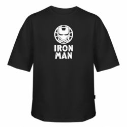 Футболка оверсайз FATLINE Iron man text - FATLINE Футболка оверсайз FATLINE Iron man text